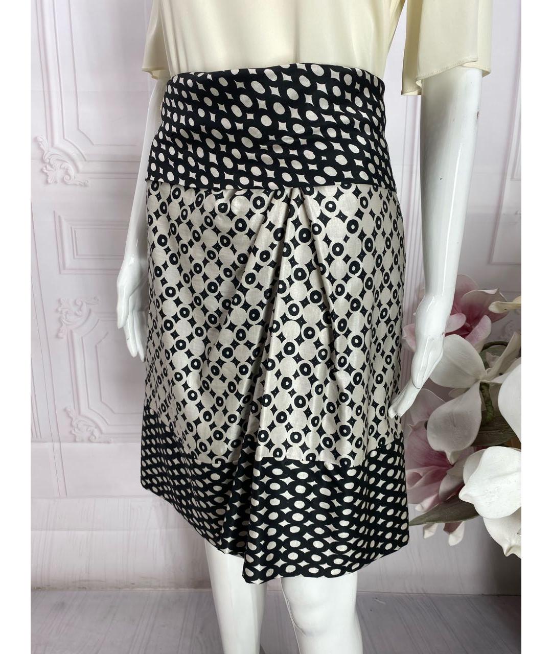 MAX MARA Мульти шелковая юбка миди, фото 6