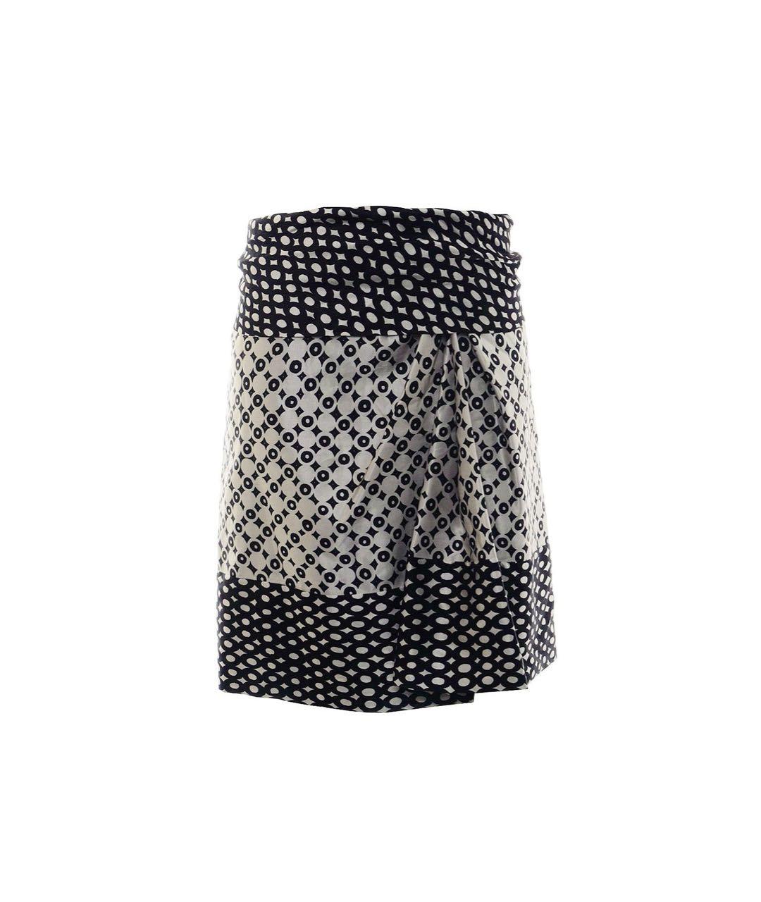 MAX MARA Мульти шелковая юбка миди, фото 1