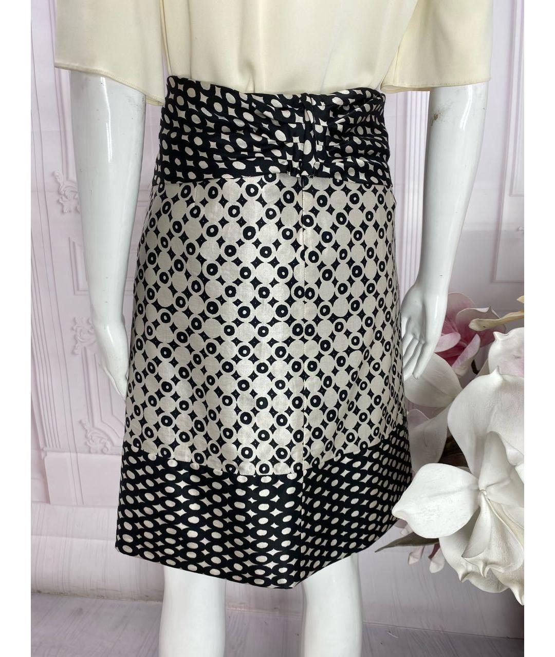 MAX MARA Мульти шелковая юбка миди, фото 2