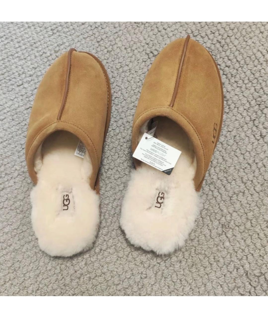 UGG AUSTRALIA Коричневые замшевые мюли, фото 4