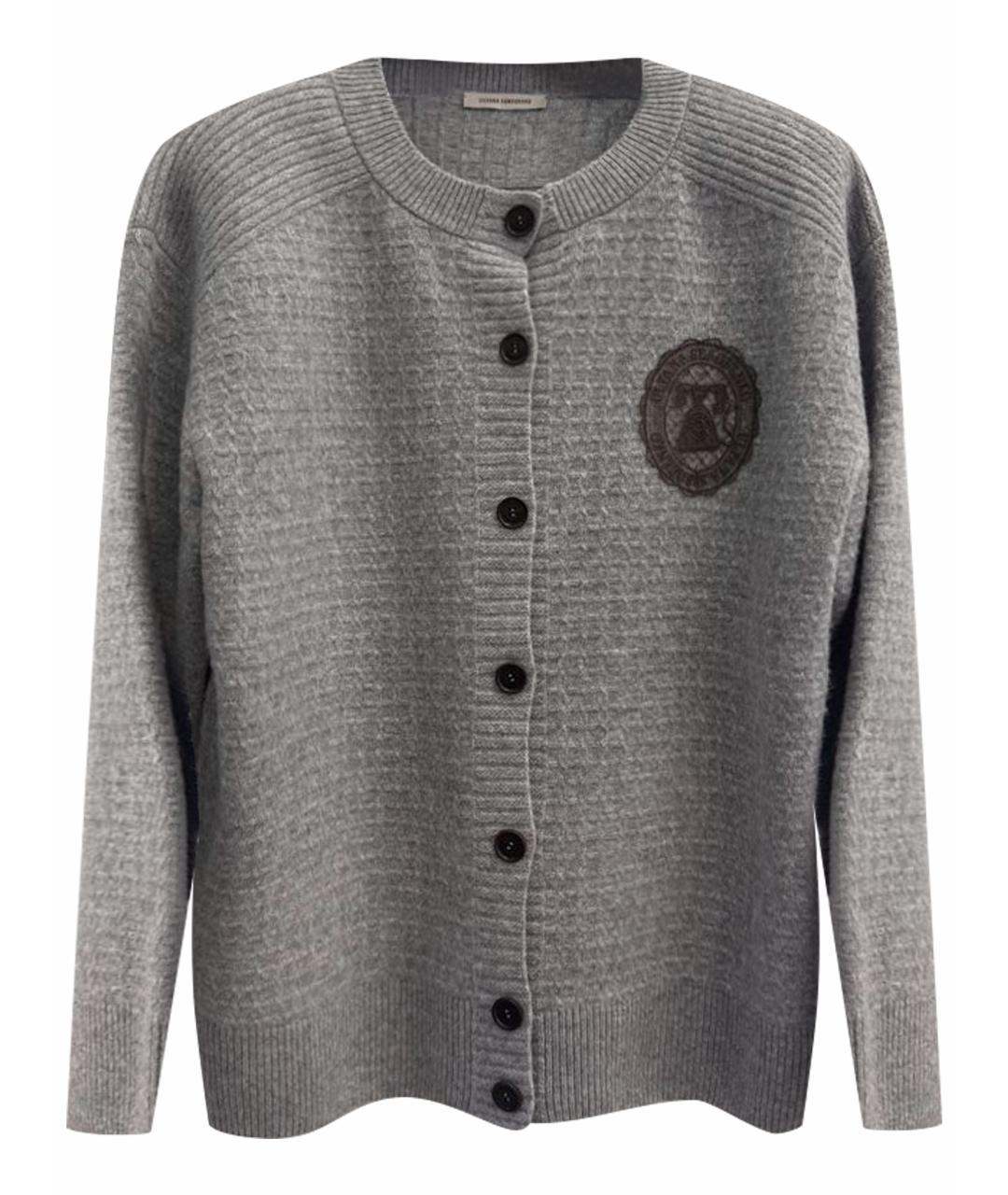 ULYANA SERGEENKO Серый кашемировый кардиган, фото 1