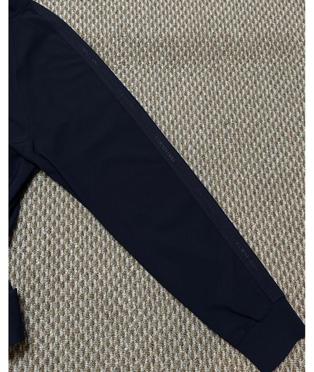 CORNELIANI Темно-синяя хлопковая куртка, фото 6