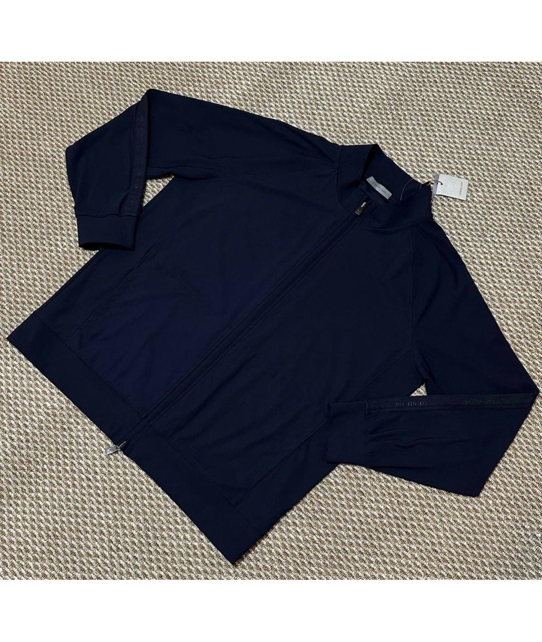 CORNELIANI Темно-синяя хлопковая куртка, фото 3