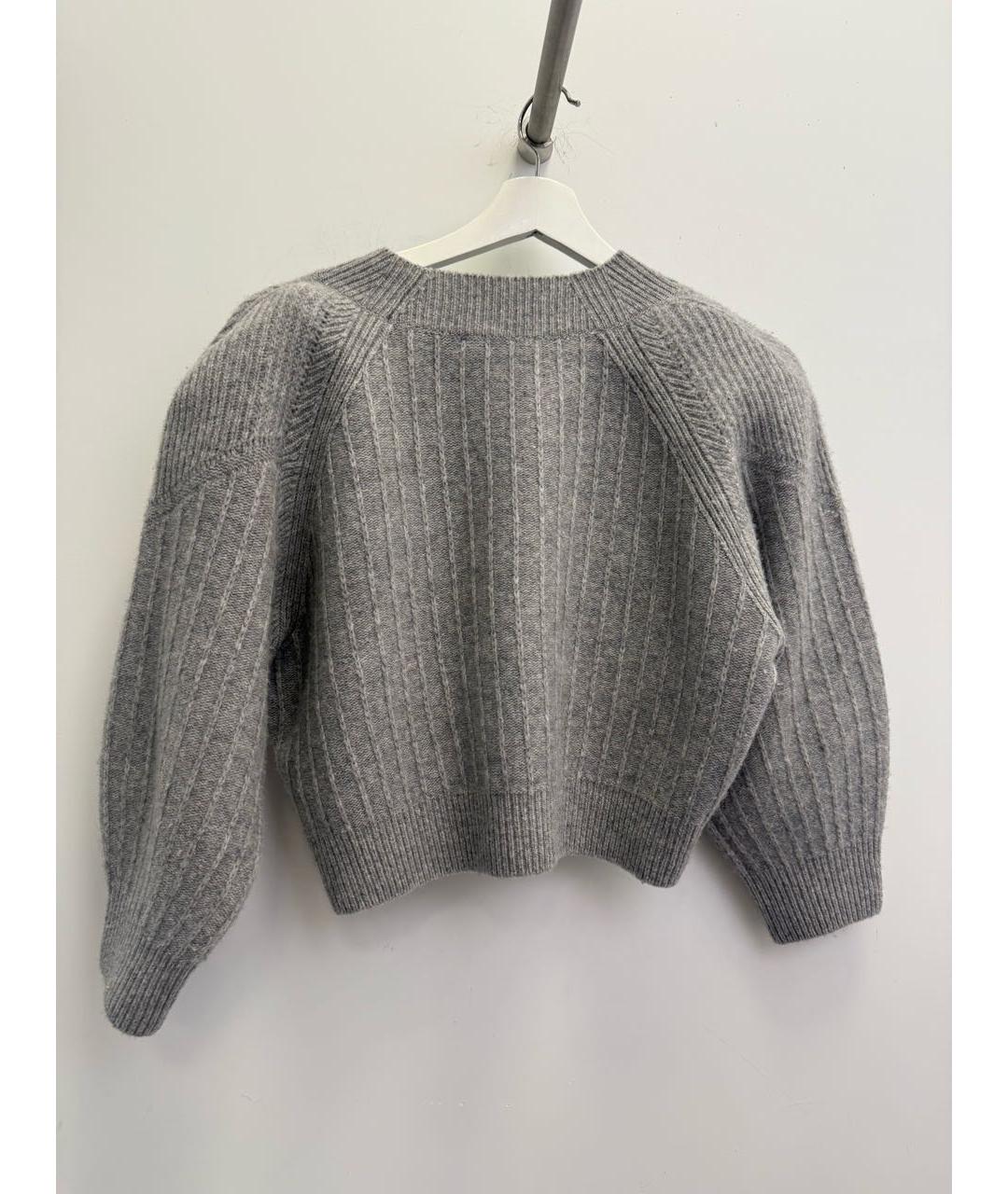 ULYANA SERGEENKO Серый кашемировый джемпер / свитер, фото 2