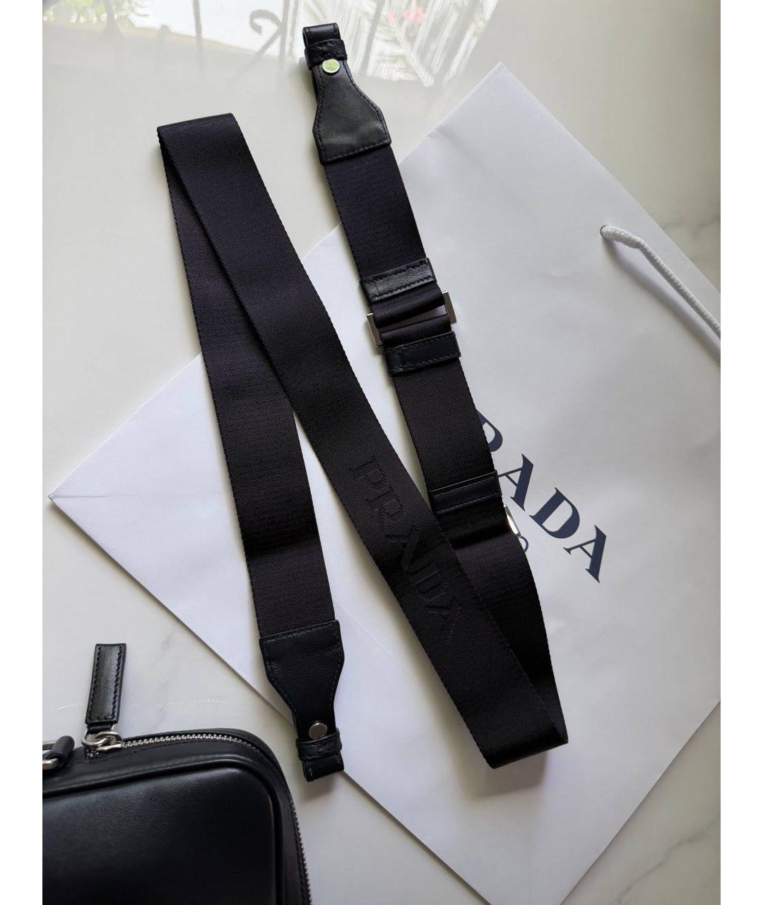 PRADA Черная кожаная папка для документов, фото 5