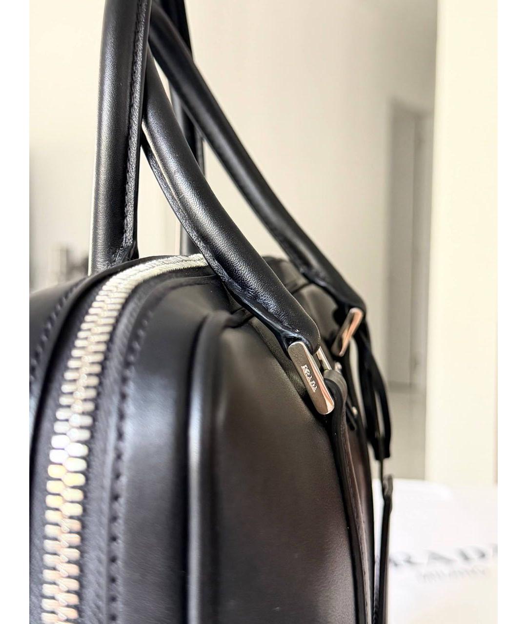 PRADA Черная кожаная папка для документов, фото 8