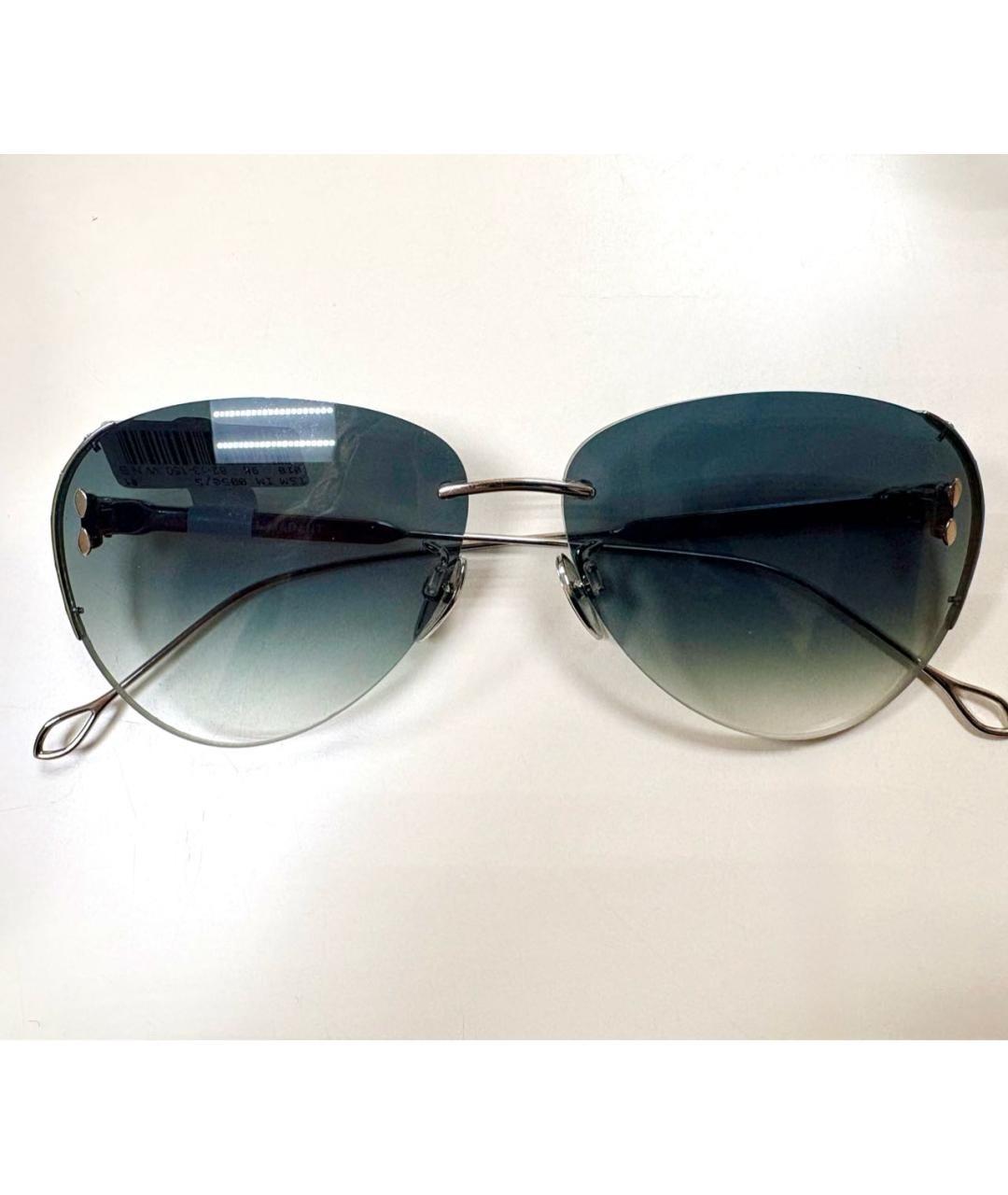 ISABEL MARANT Зеленые металлические солнцезащитные очки, фото 9