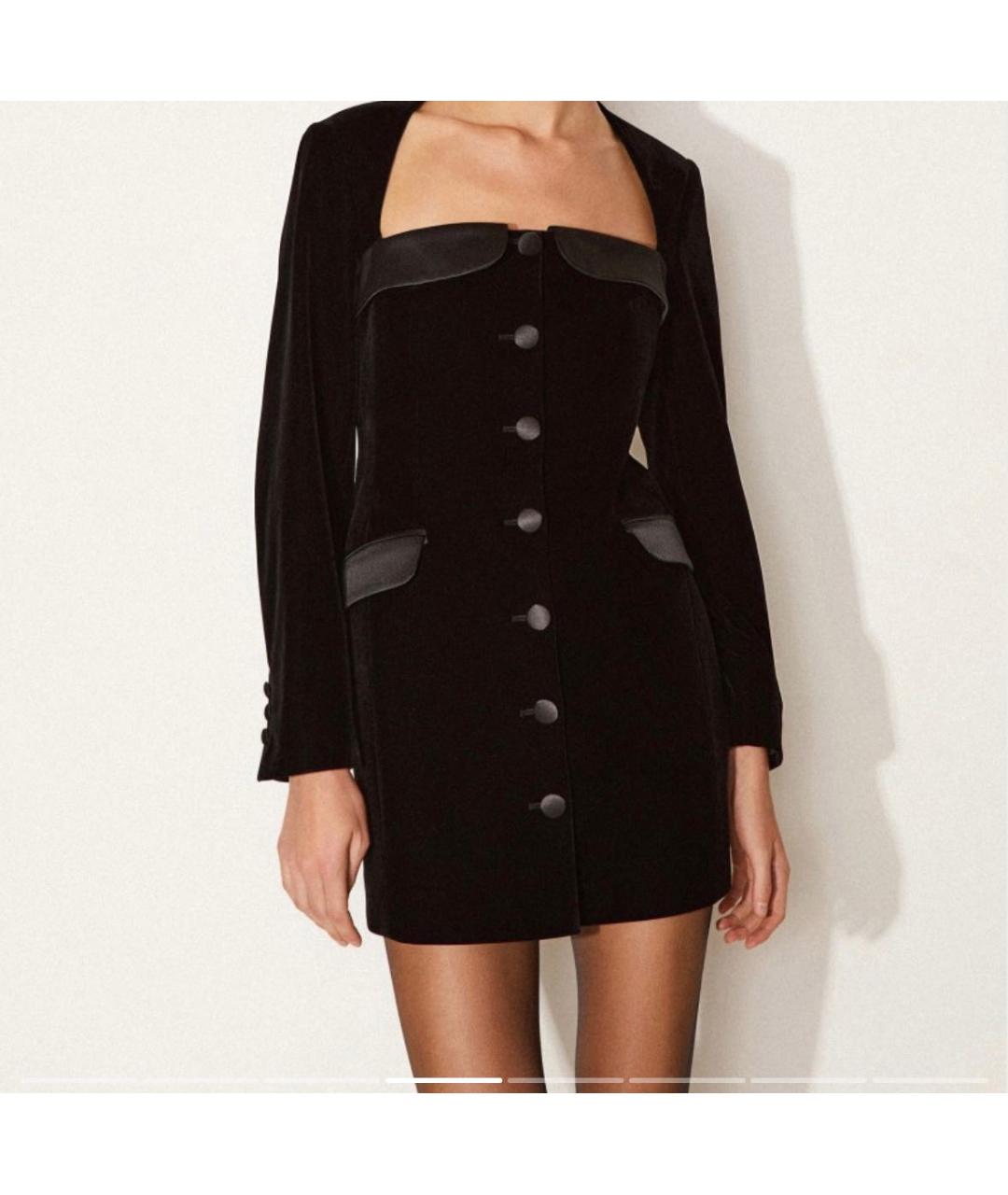 12 STOREEZ Черное бархатное вечернее платье, фото 3