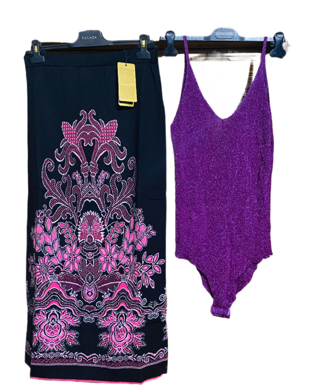 PINKO Фиолетовая вискозная блузы, фото 7