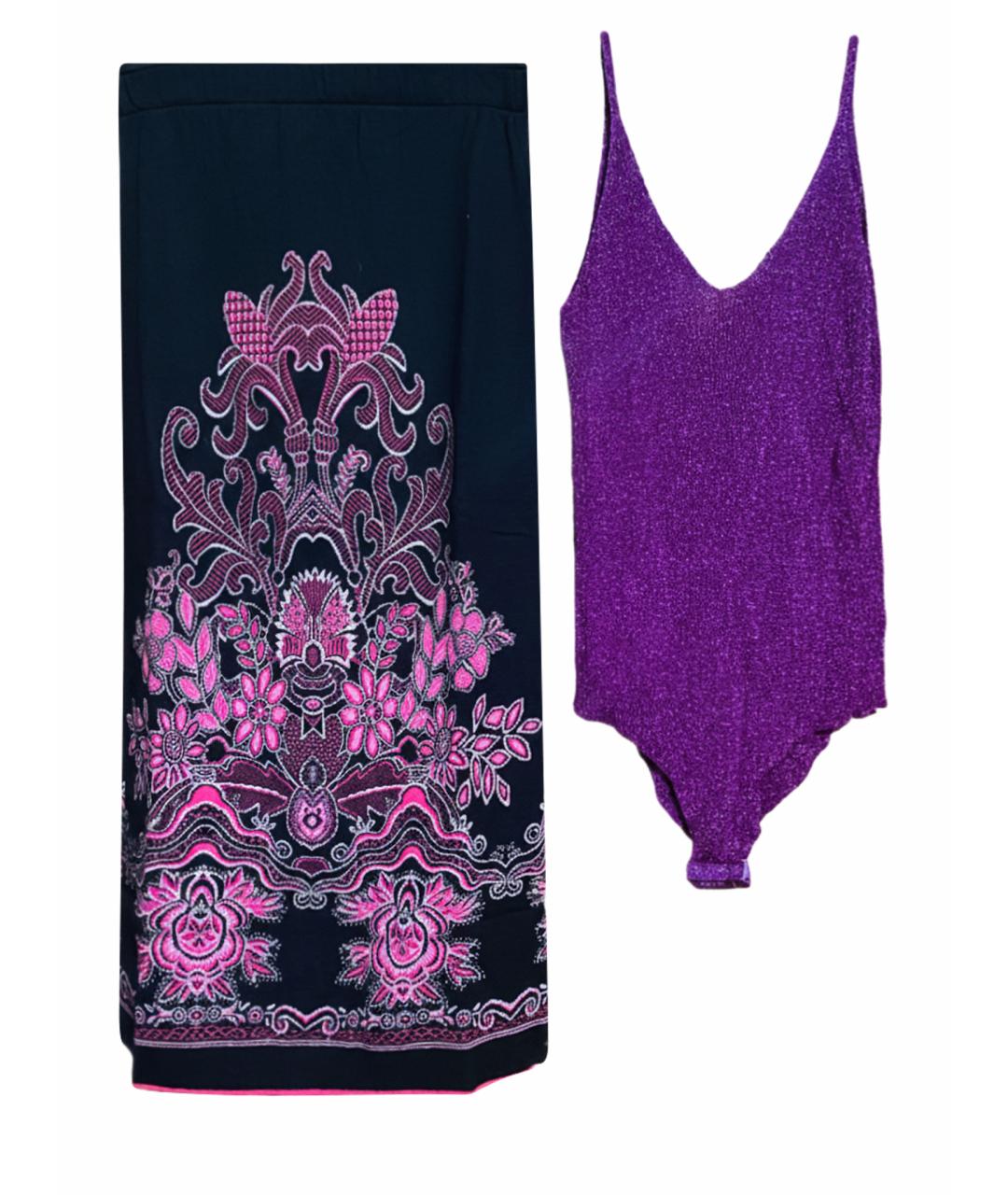 PINKO Фиолетовая вискозная блузы, фото 1