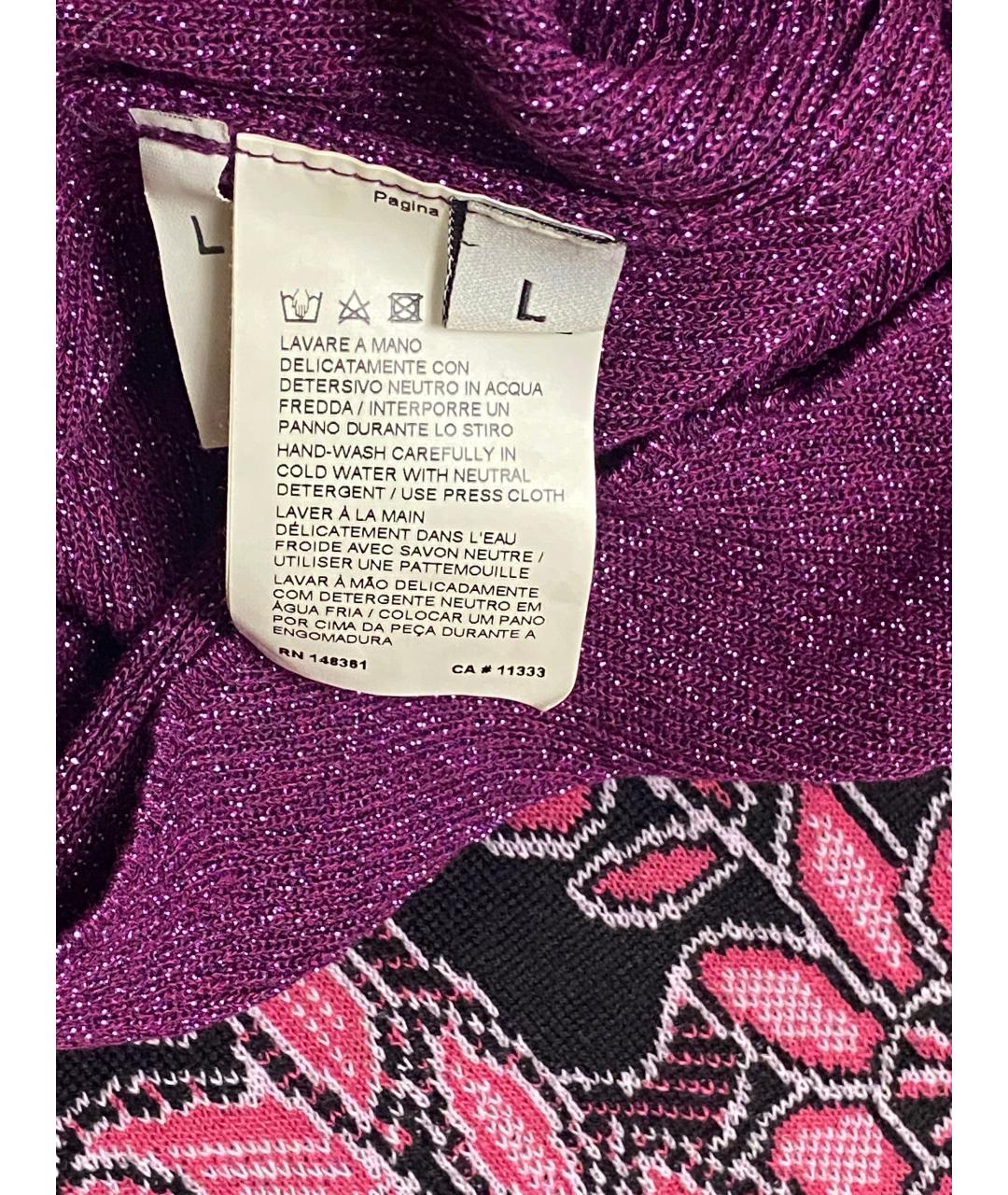 PINKO Фиолетовая вискозная блузы, фото 4