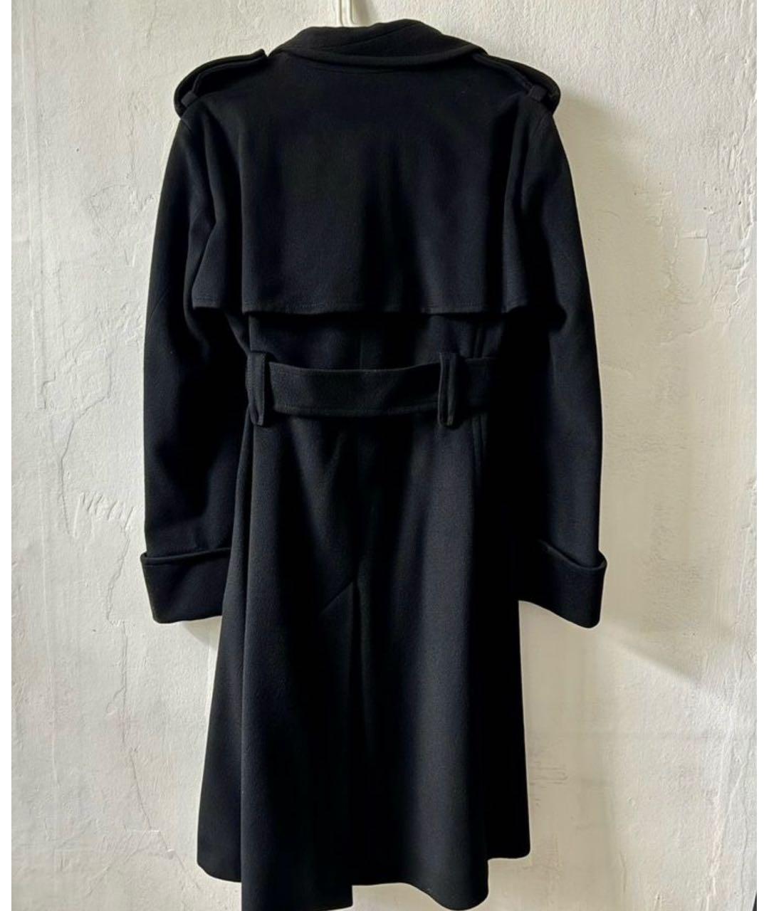 CELINE Черное шерстяное пальто, фото 3