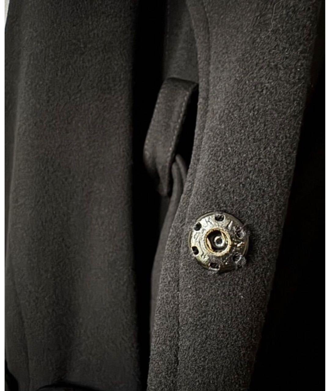 CELINE Черное шерстяное пальто, фото 6