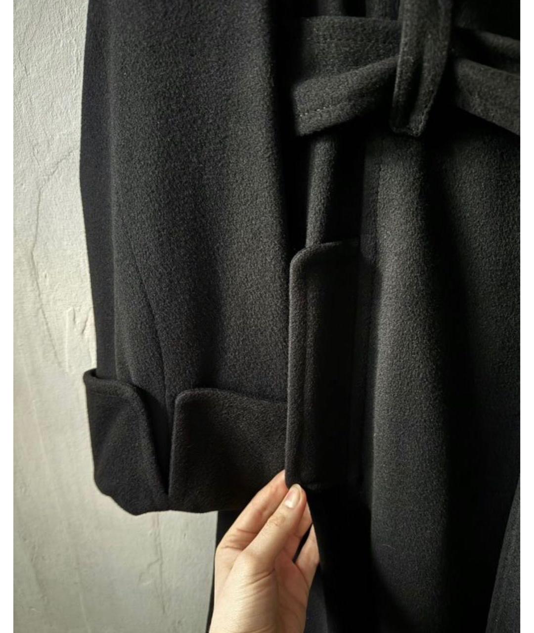 CELINE Черное шерстяное пальто, фото 7