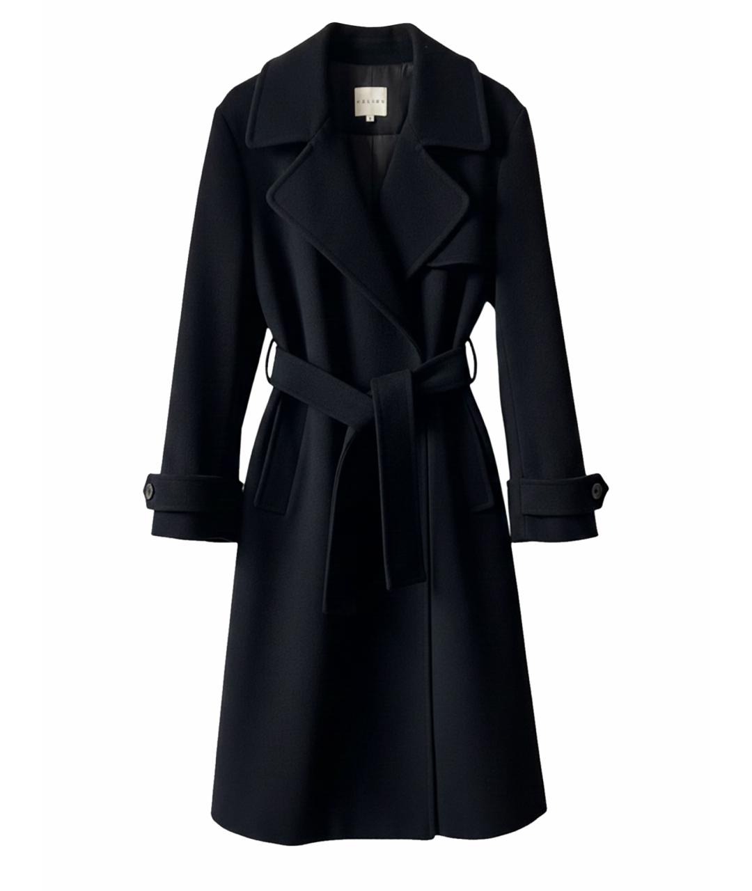 CELINE Черное шерстяное пальто, фото 1