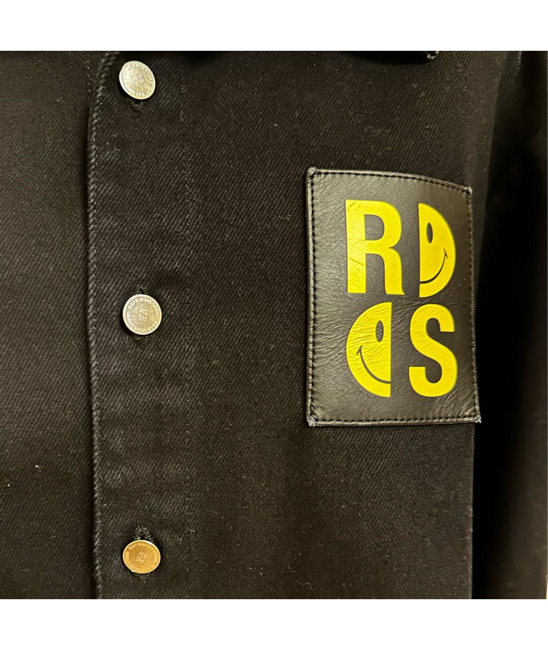 RAF SIMONS Черная деним куртка, фото 5