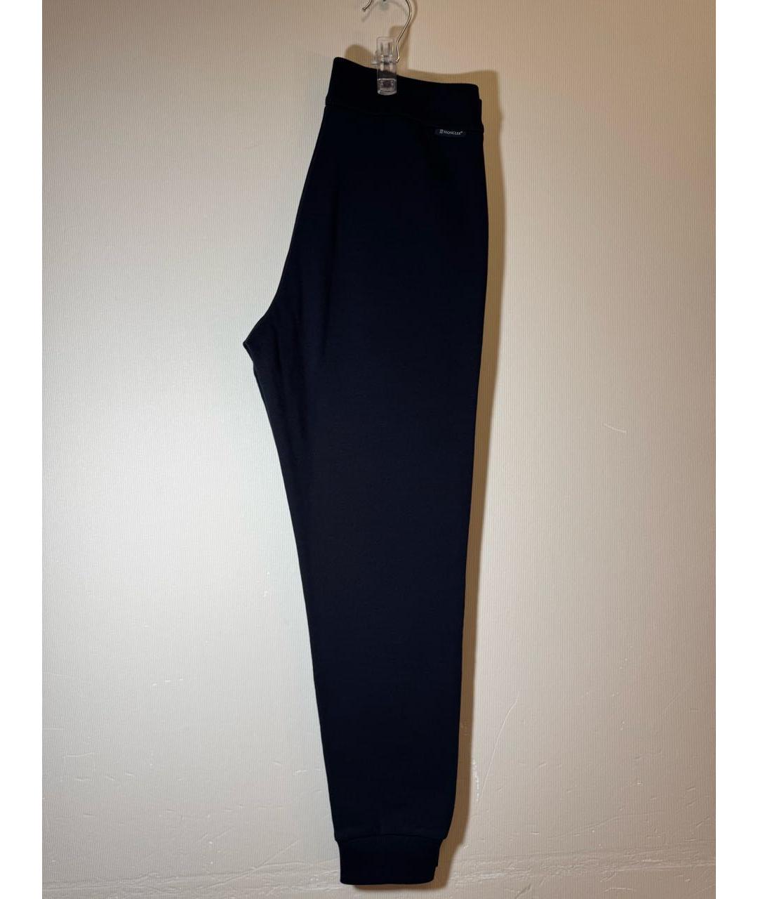 MONCLER KIDS Темно-синие хлопковые брюки и шорты, фото 2