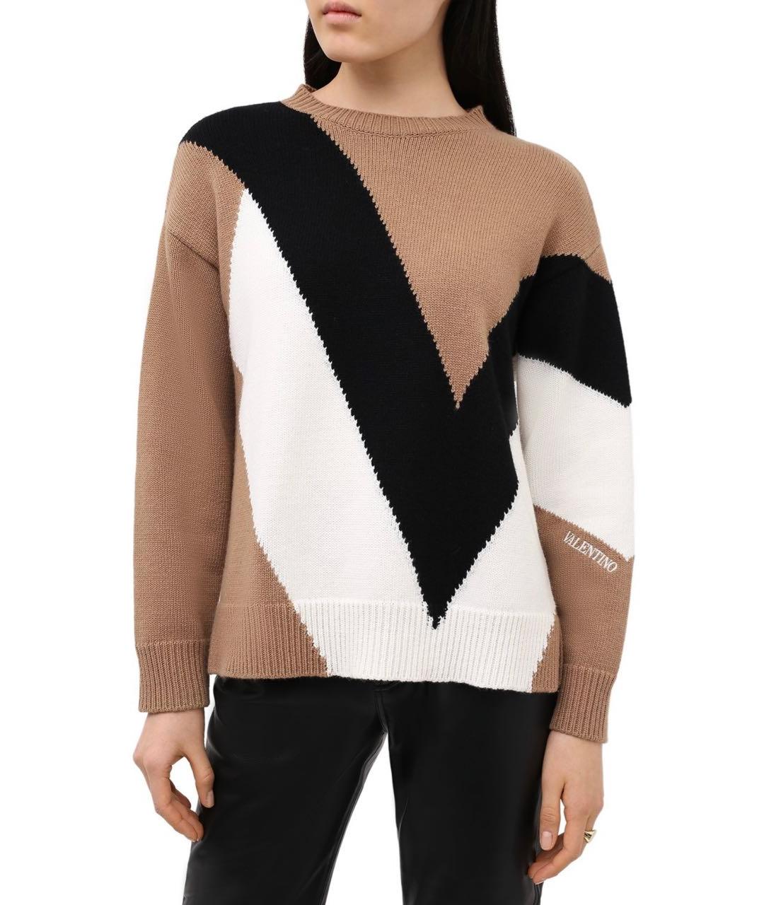 VALENTINO Мульти кашемировый джемпер / свитер, фото 2