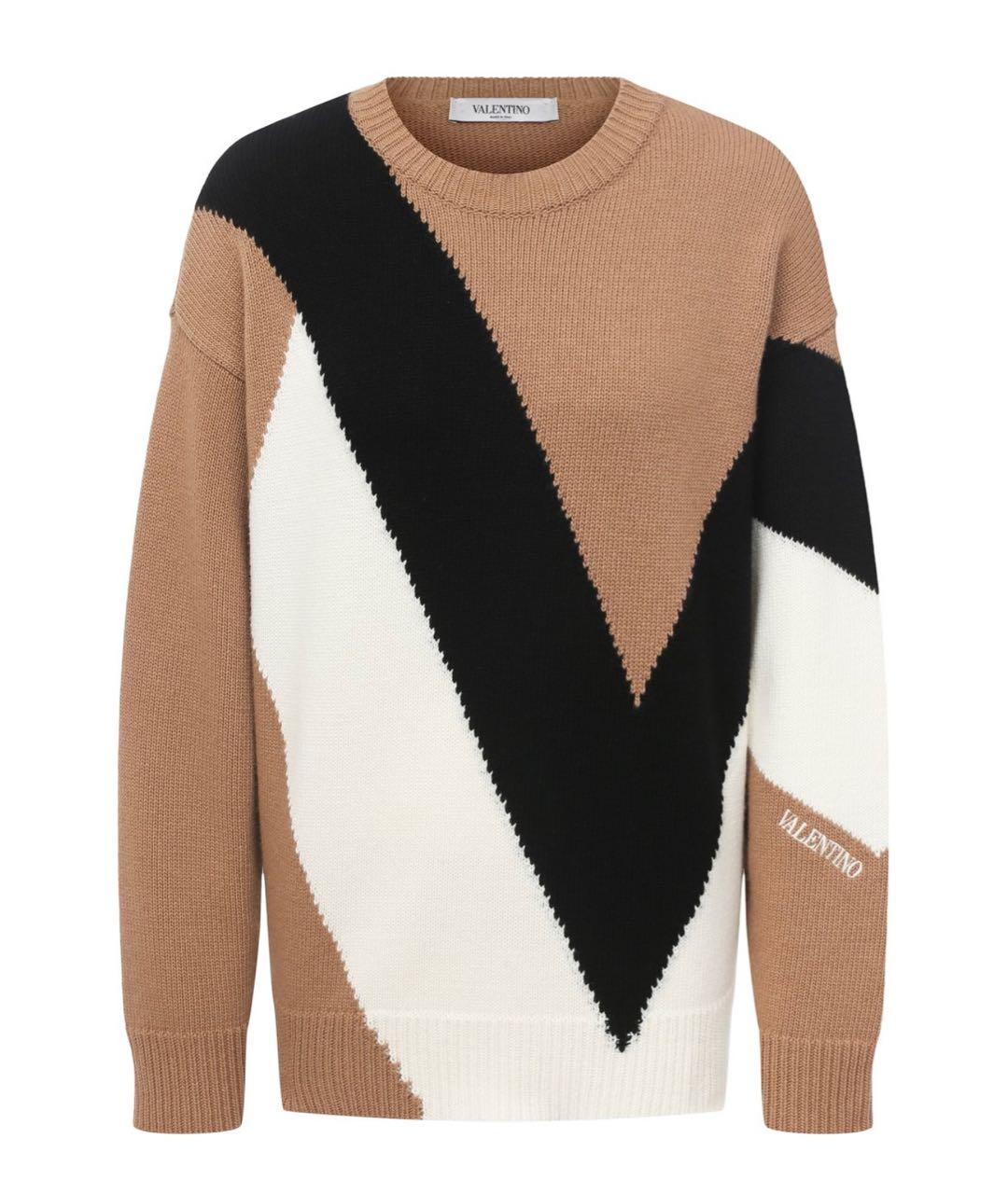 VALENTINO Мульти кашемировый джемпер / свитер, фото 1