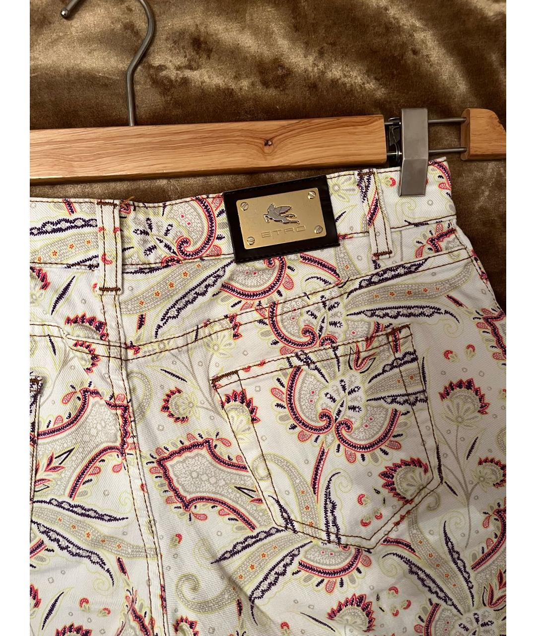 ETRO Мульти деним шорты, фото 4