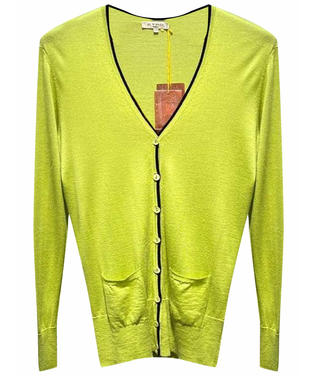 ETRO Желтый хлопковый кардиган, фото 1