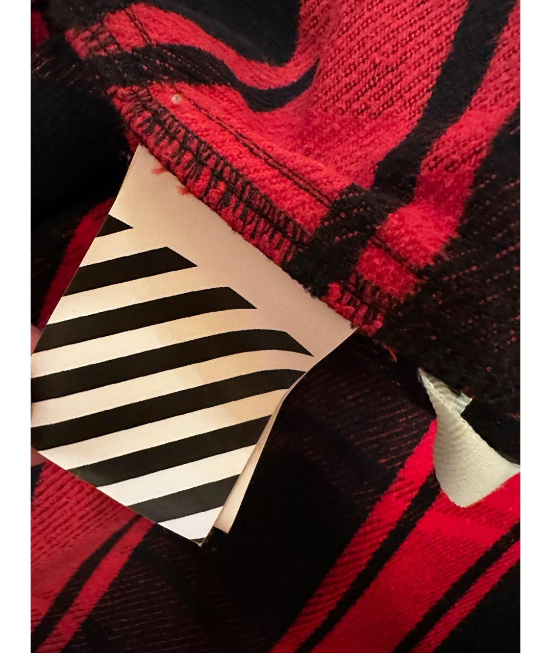 OFF-WHITE Красная хлопковая куртка, фото 6