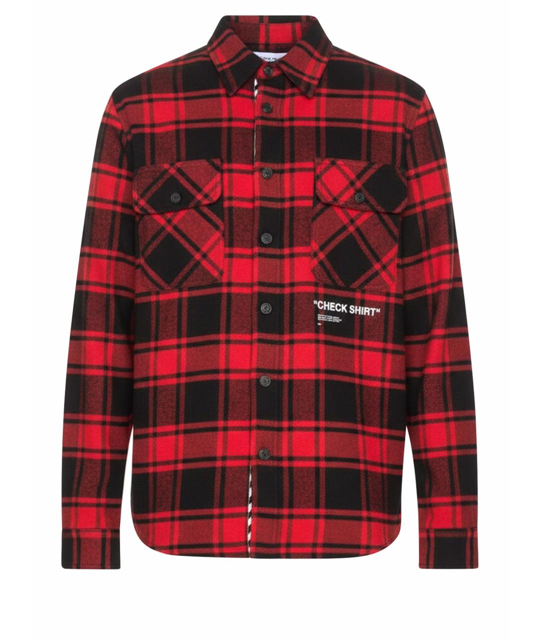 OFF-WHITE Красная хлопковая куртка, фото 1