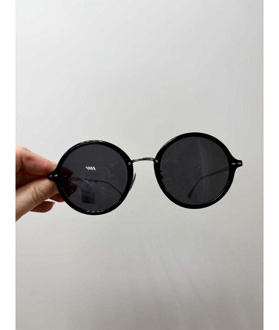 ISABEL MARANT Черные пластиковые солнцезащитные очки, фото 4