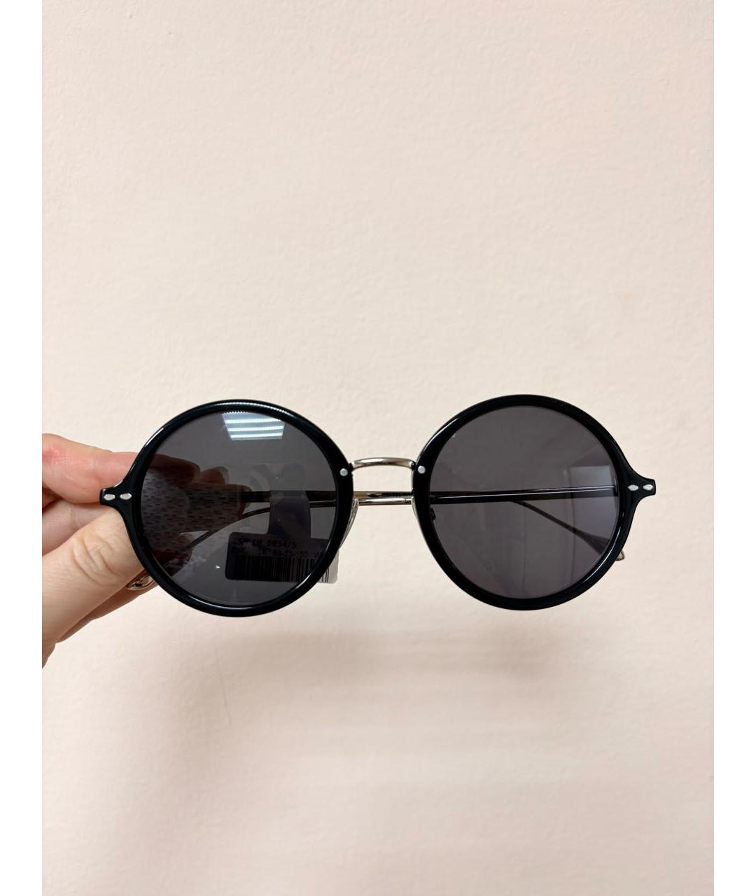 ISABEL MARANT Черные пластиковые солнцезащитные очки, фото 7