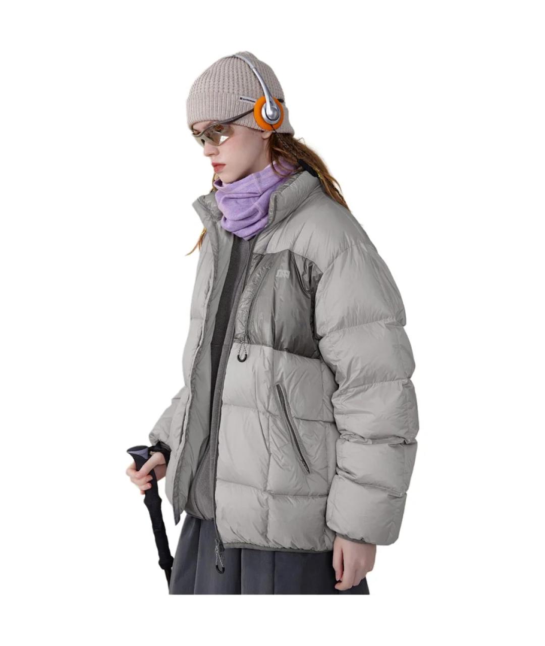 NOTHOMME Серый пуховик, фото 5