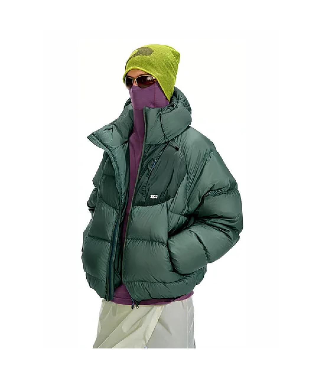 NOTHOMME Зеленый пуховик, фото 3