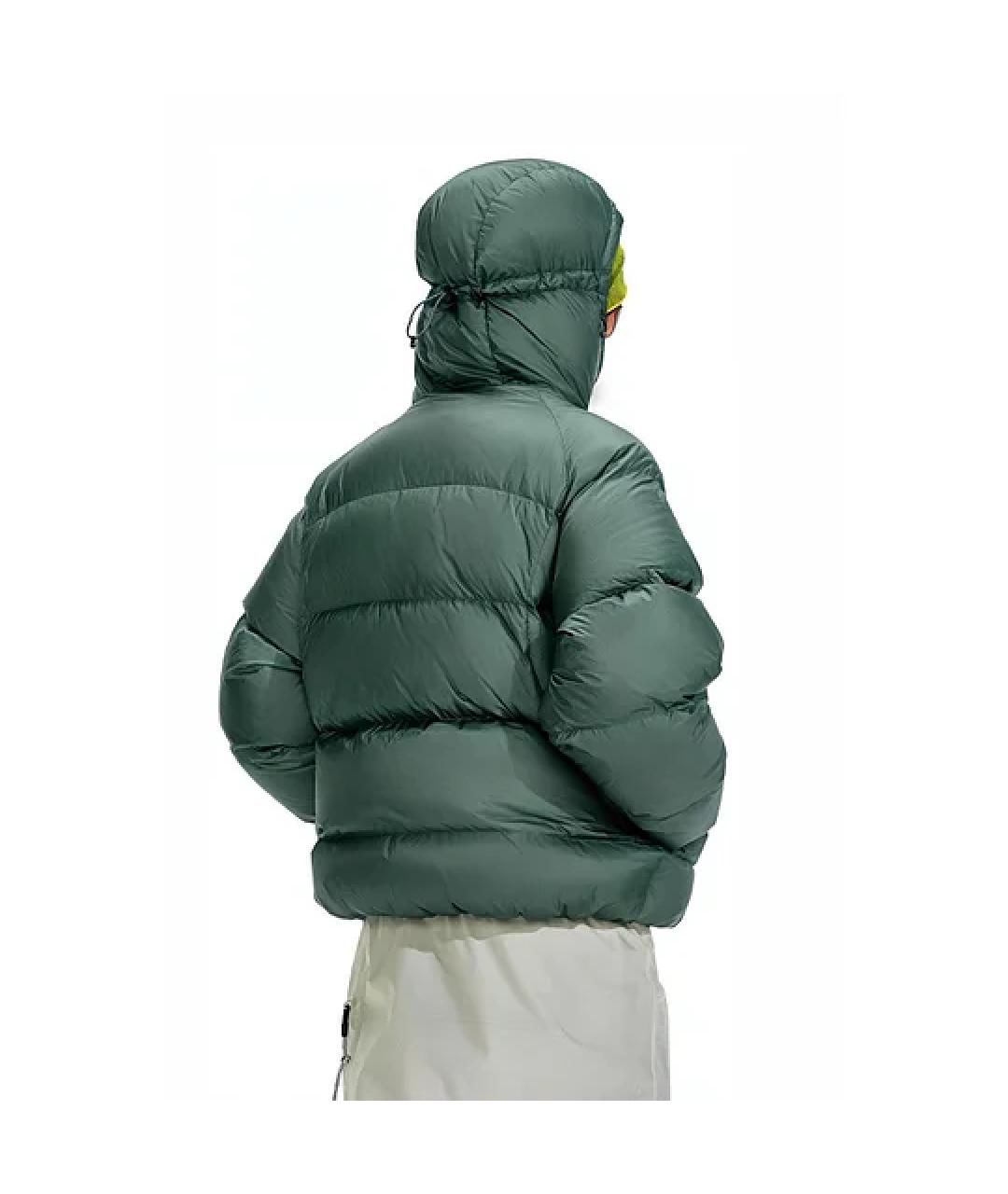 NOTHOMME Зеленый пуховик, фото 4