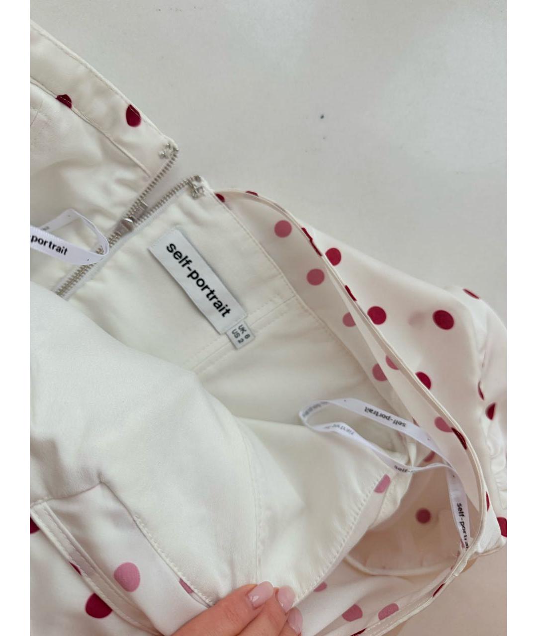 SELF-PORTRAIT Белая блузы, фото 4