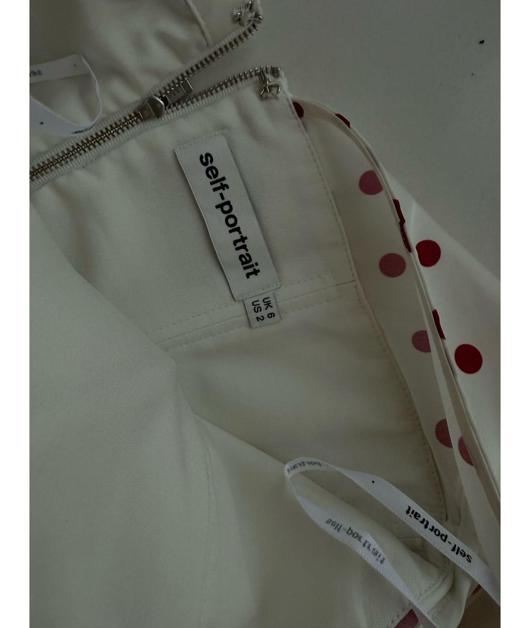 SELF-PORTRAIT Белая блузы, фото 3