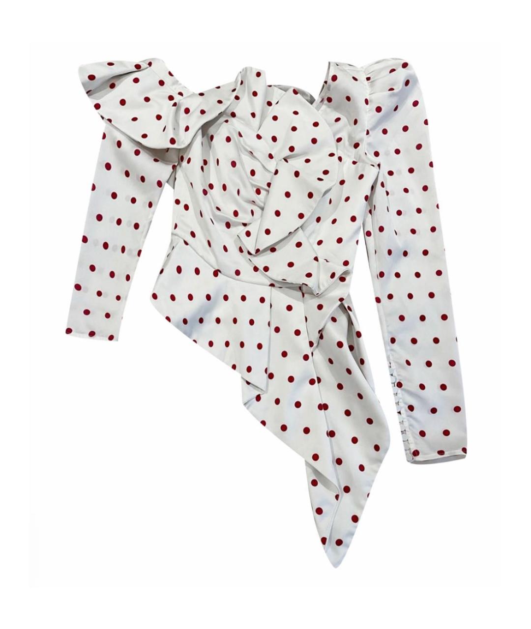 SELF-PORTRAIT Белая блузы, фото 8