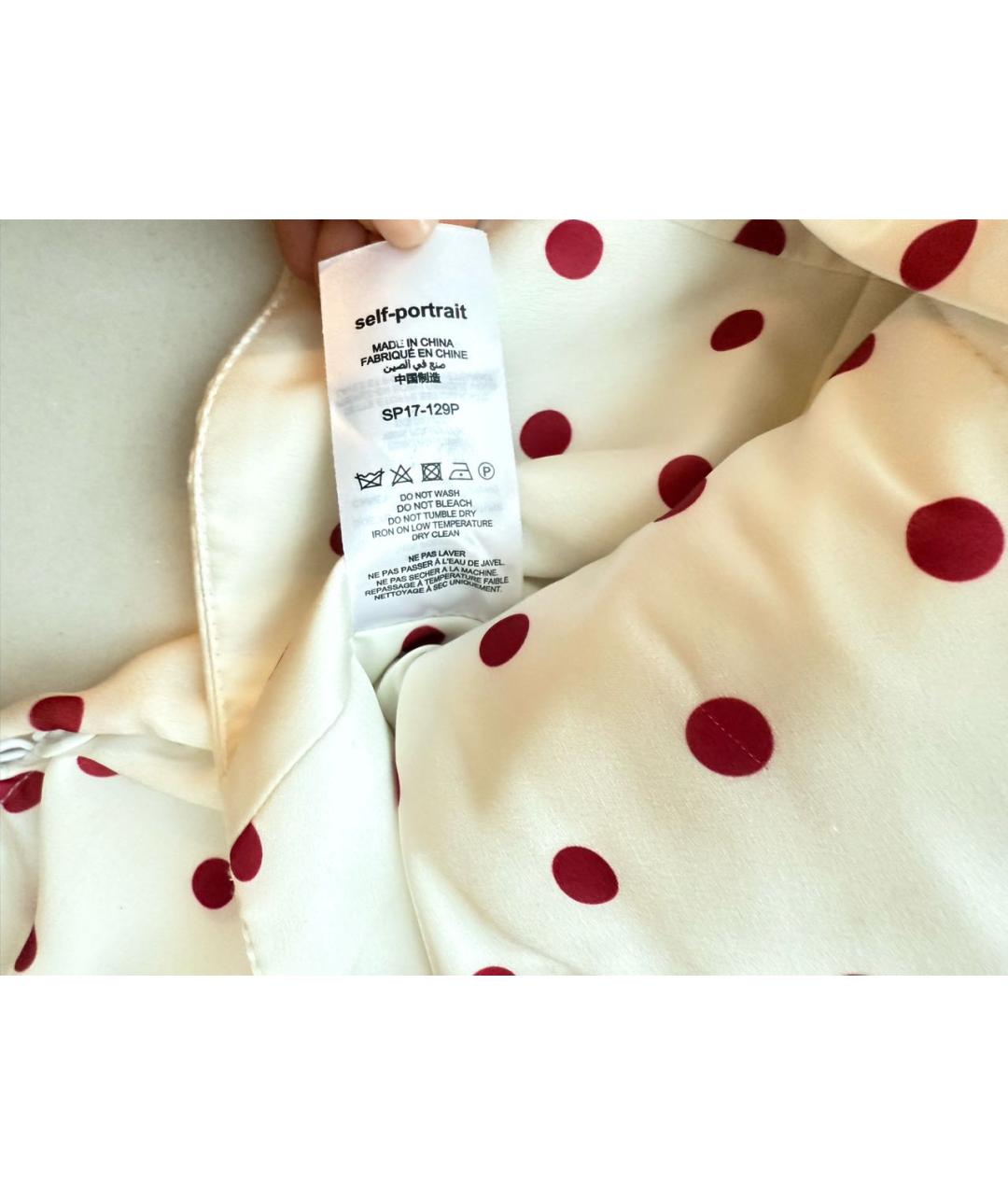 SELF-PORTRAIT Белая блузы, фото 5