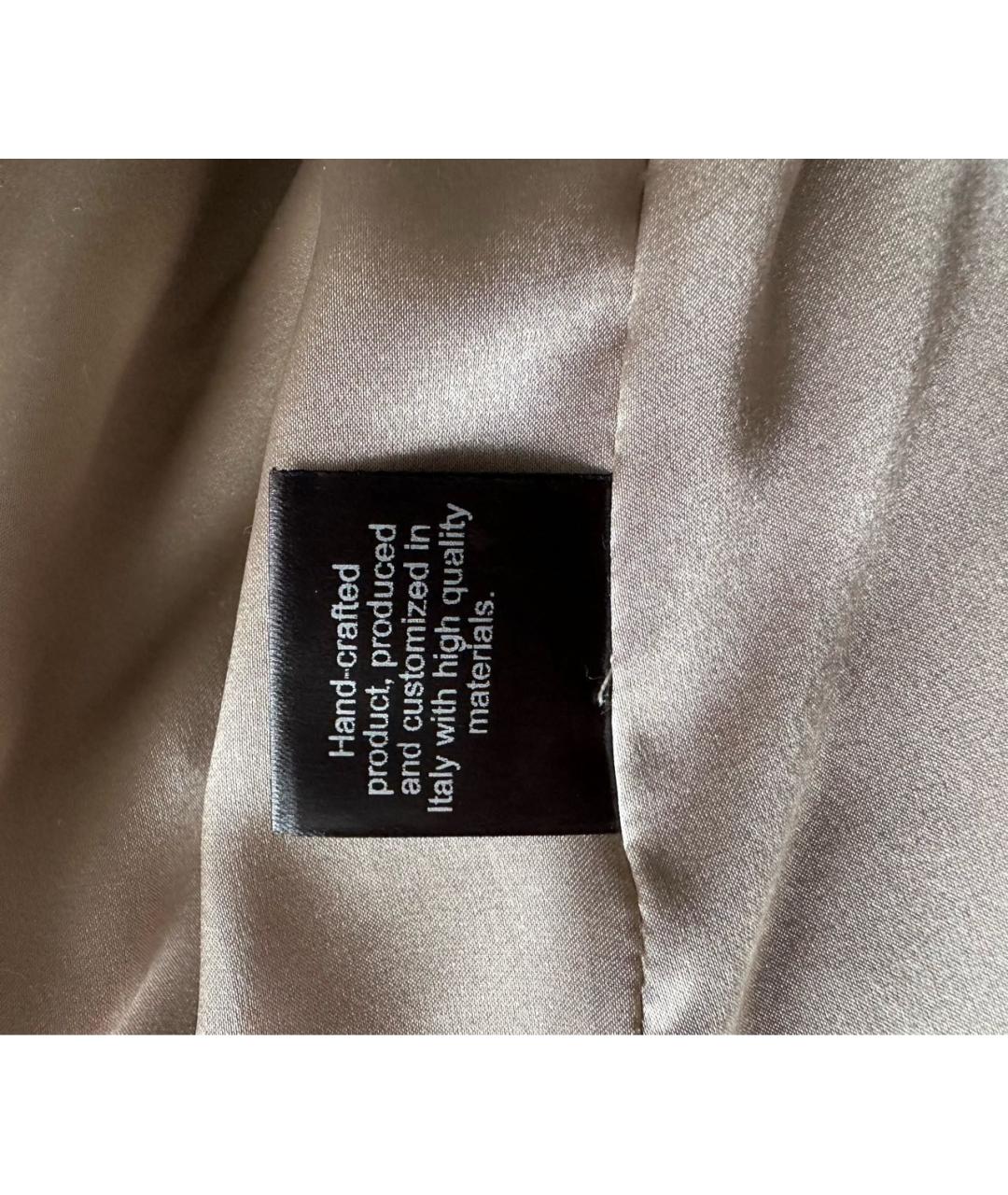 PAOLO MORETTI Бежевая меховая шуба, фото 6