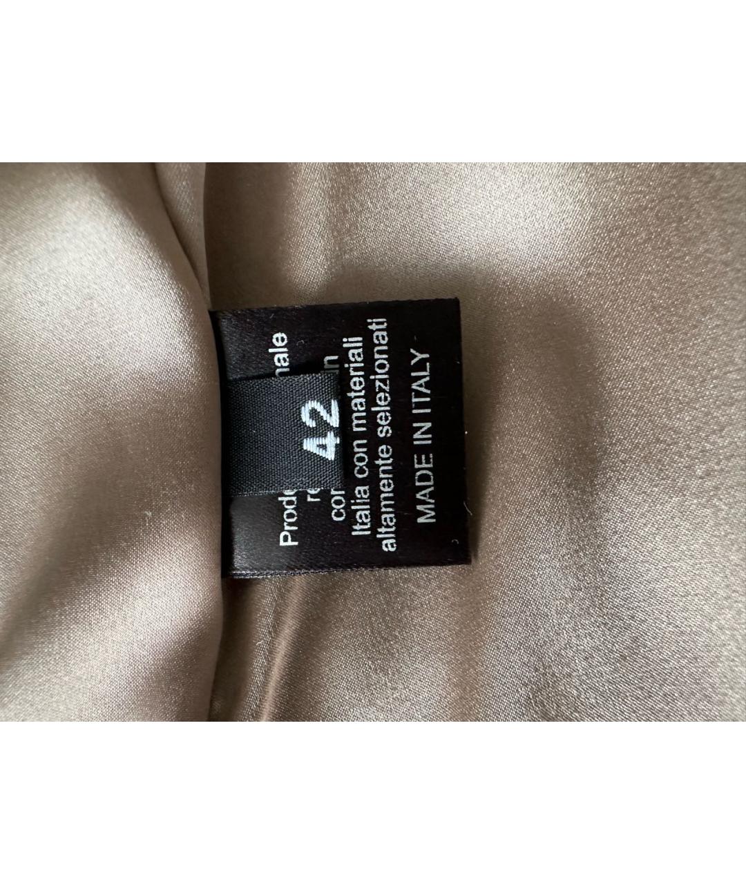 PAOLO MORETTI Бежевая меховая шуба, фото 5