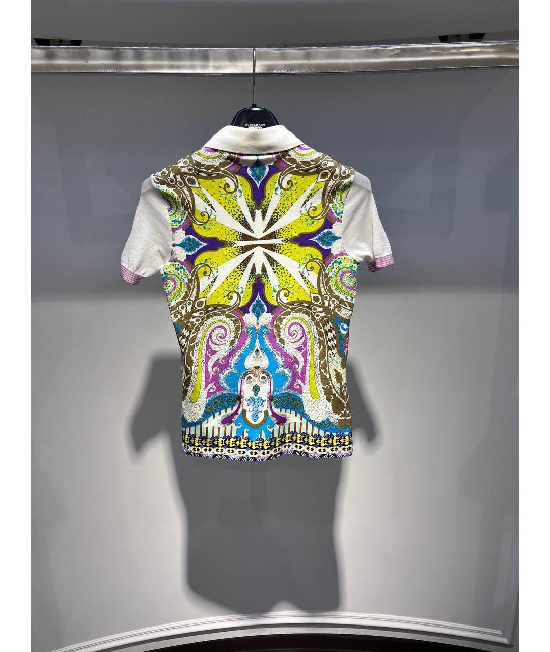 ETRO Мульти шелковая футболка, фото 2