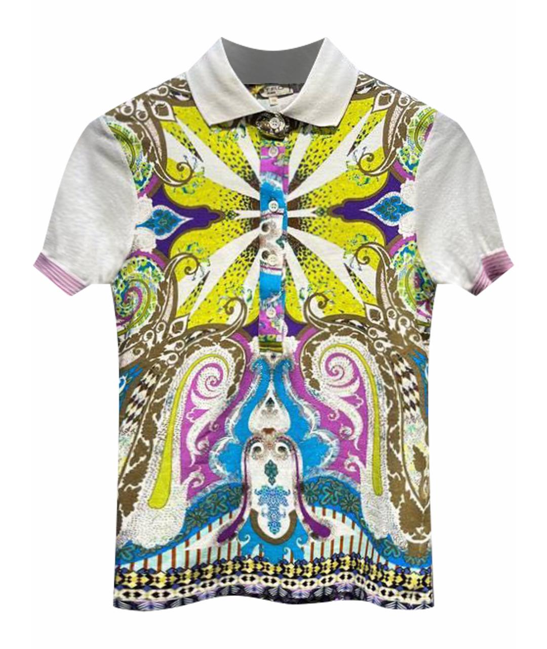 ETRO Мульти шелковая футболка, фото 1