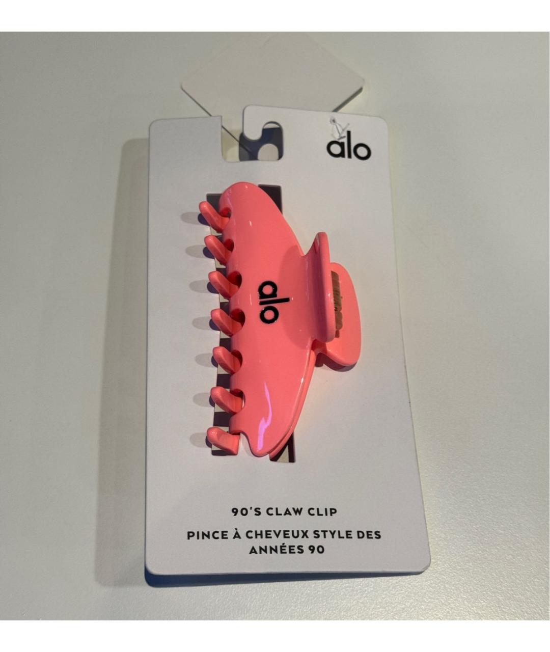 ALO YOGA Розовая заколка, фото 5