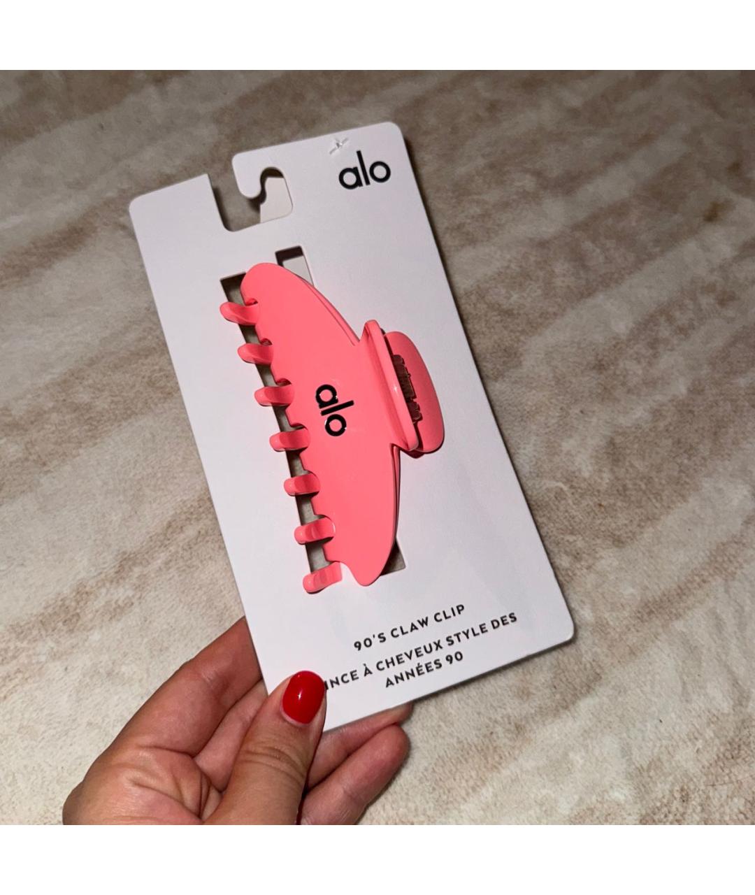 ALO YOGA Розовая заколка, фото 3