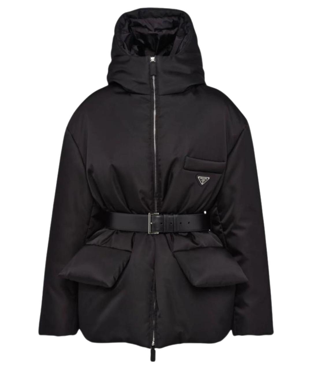 PRADA Черная полиамидовая куртка, фото 1