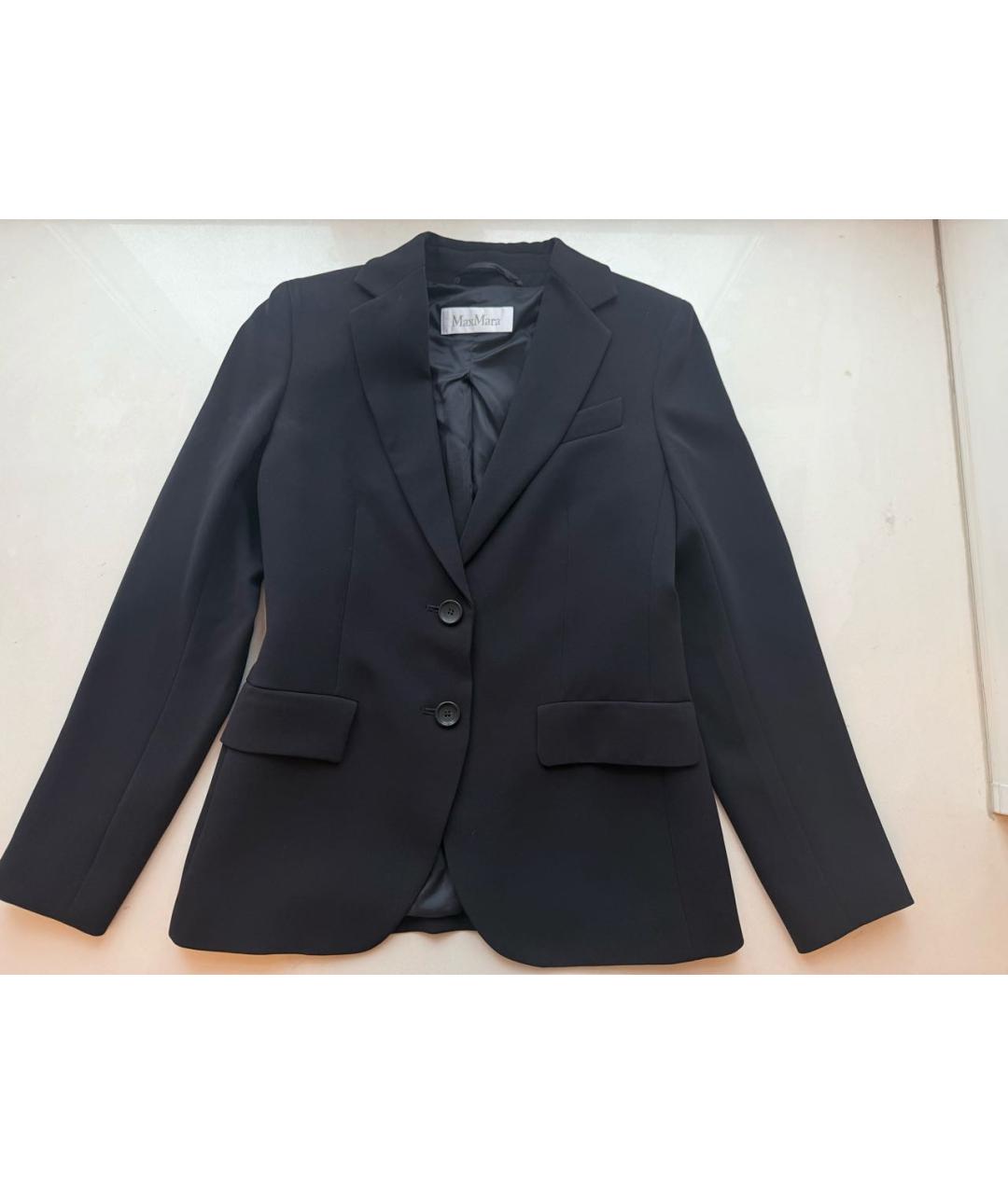MAX MARA Черный жакет/пиджак, фото 5