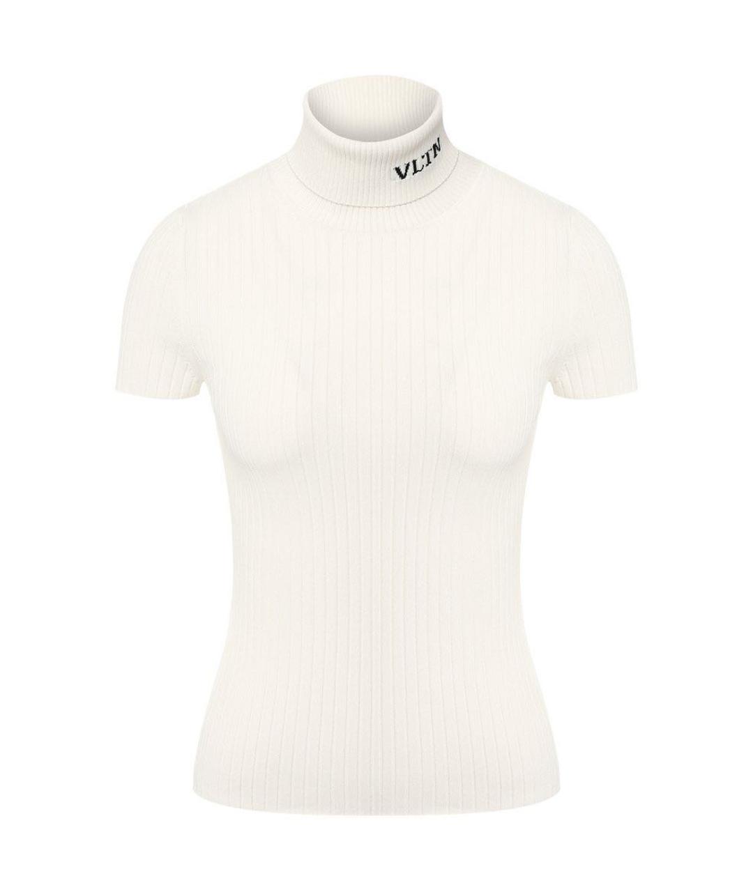 VALENTINO Белая вискозная водолазка, фото 1