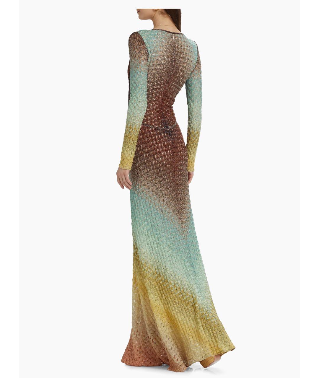 MISSONI Мульти хлопковое вечернее платье, фото 2