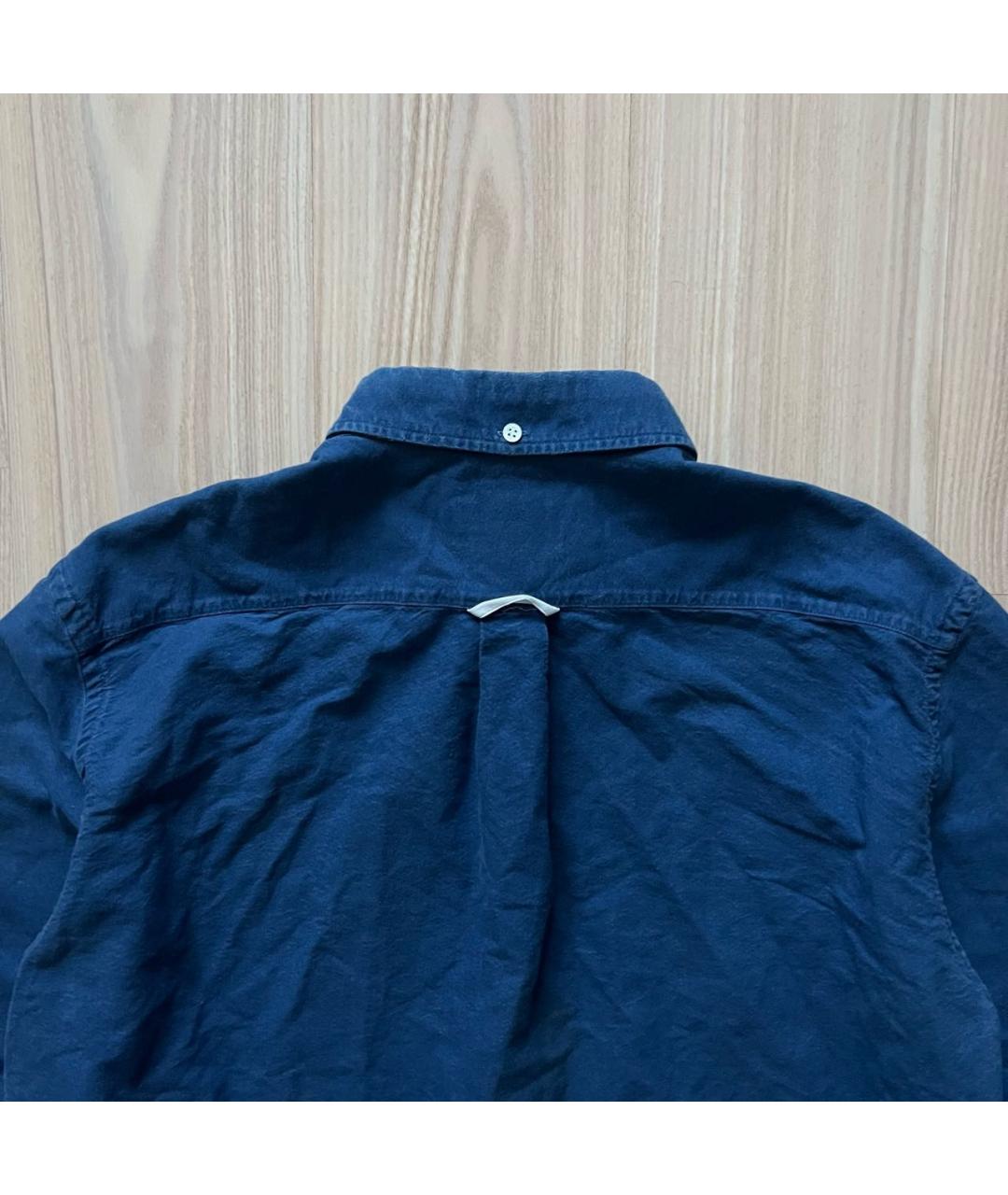 ACNE STUDIOS Синяя хлопковая кэжуал рубашка, фото 6