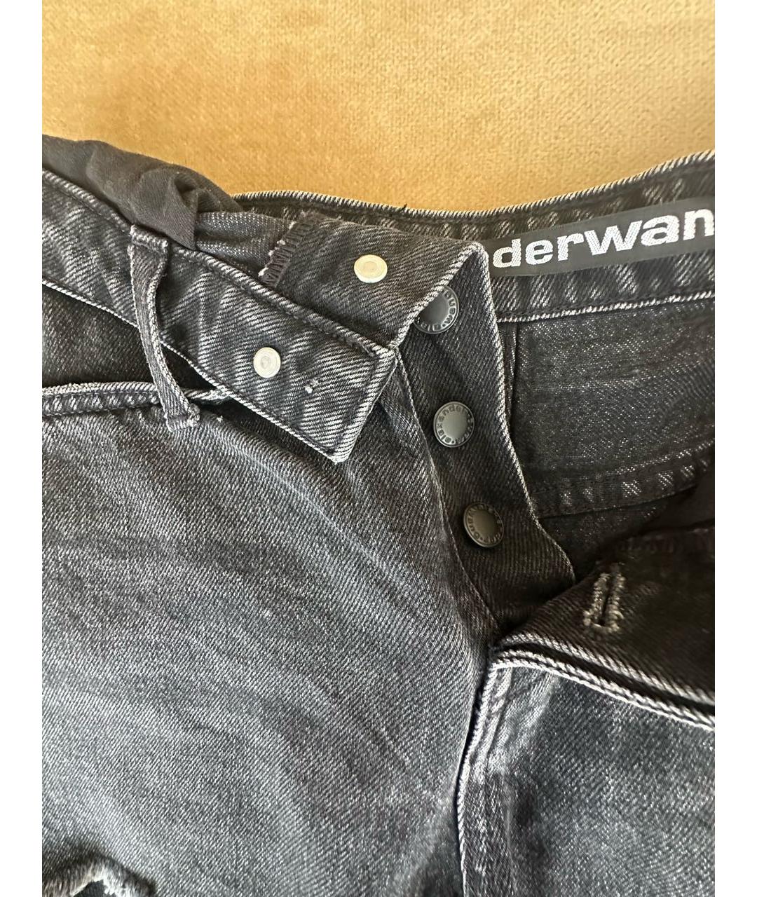 ALEXANDER WANG Черные хлопковые шорты, фото 4