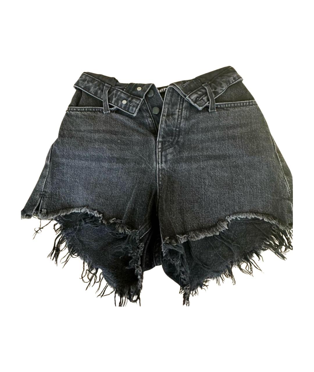 ALEXANDER WANG Черные хлопковые шорты, фото 1