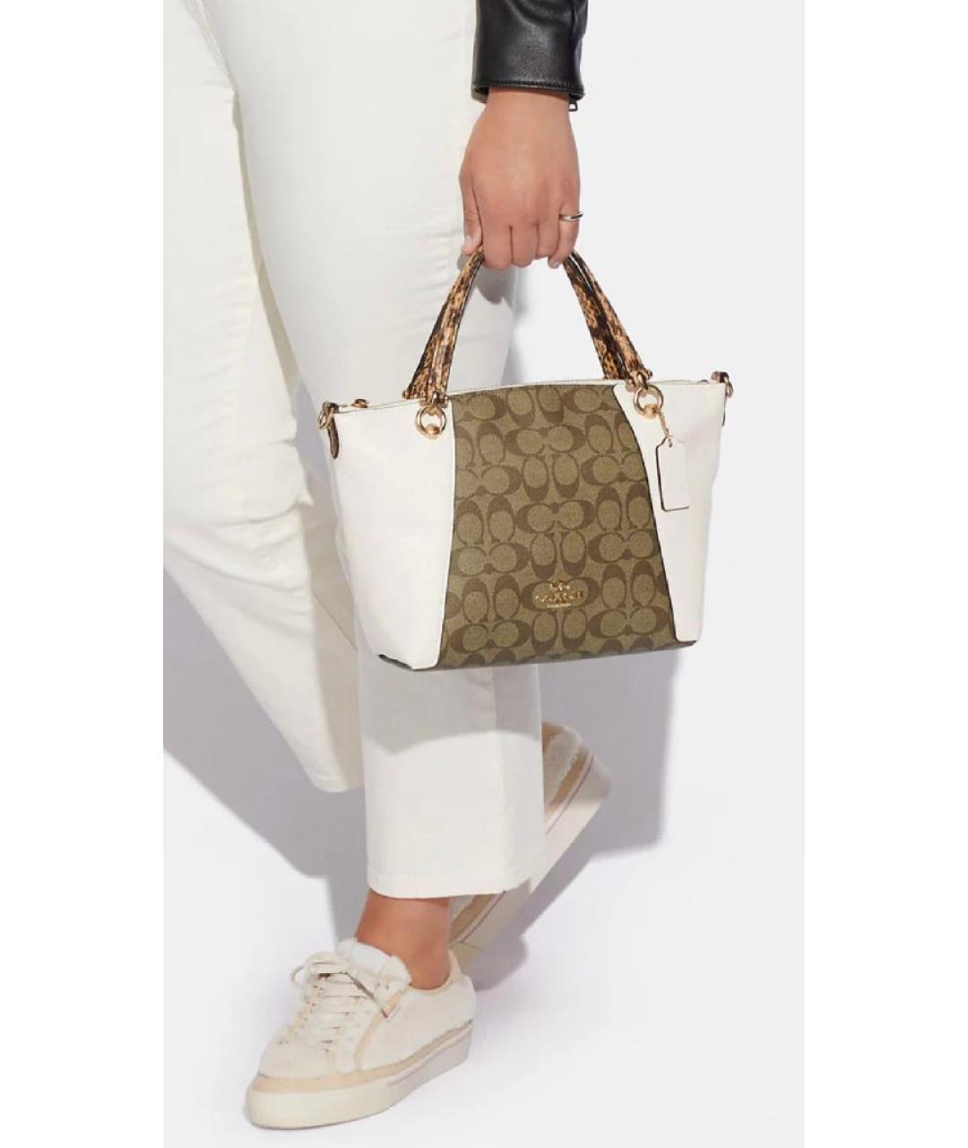 COACH Мульти кожаная сумка через плечо, фото 4